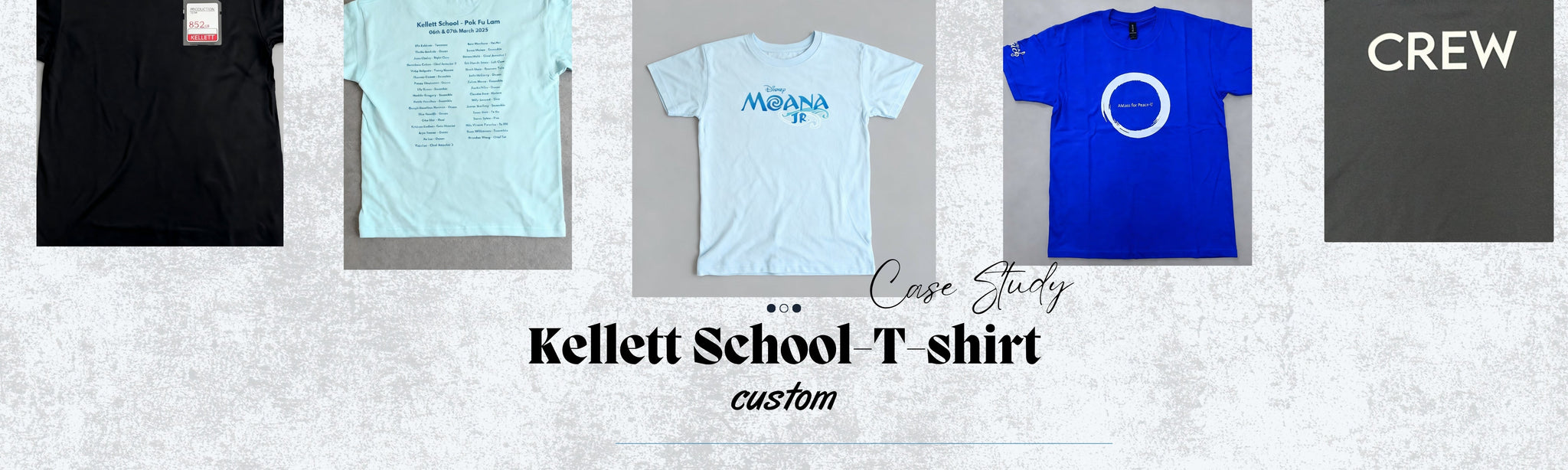 Case sharing: Kellett School Custom T-Shirt Series – Telling Campus Culture Stories Through Wearable Carriers