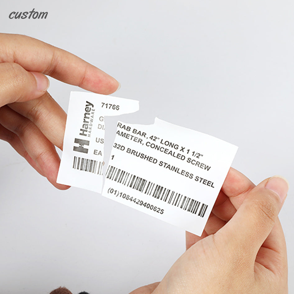 Tamper-Proof Fragile Void Labels - Eco-Friendly, Instant Break Design for Warranty Seals & Logistics Security