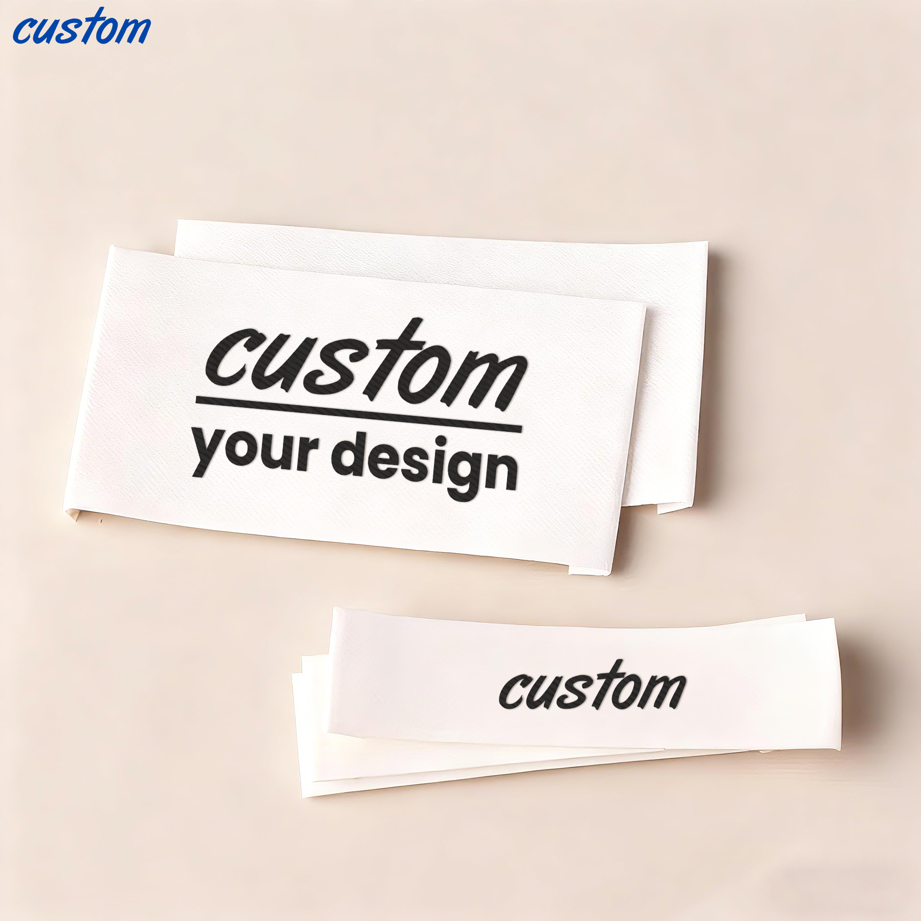 Customized Clothing Printed Label | Clothing Label Collar Label