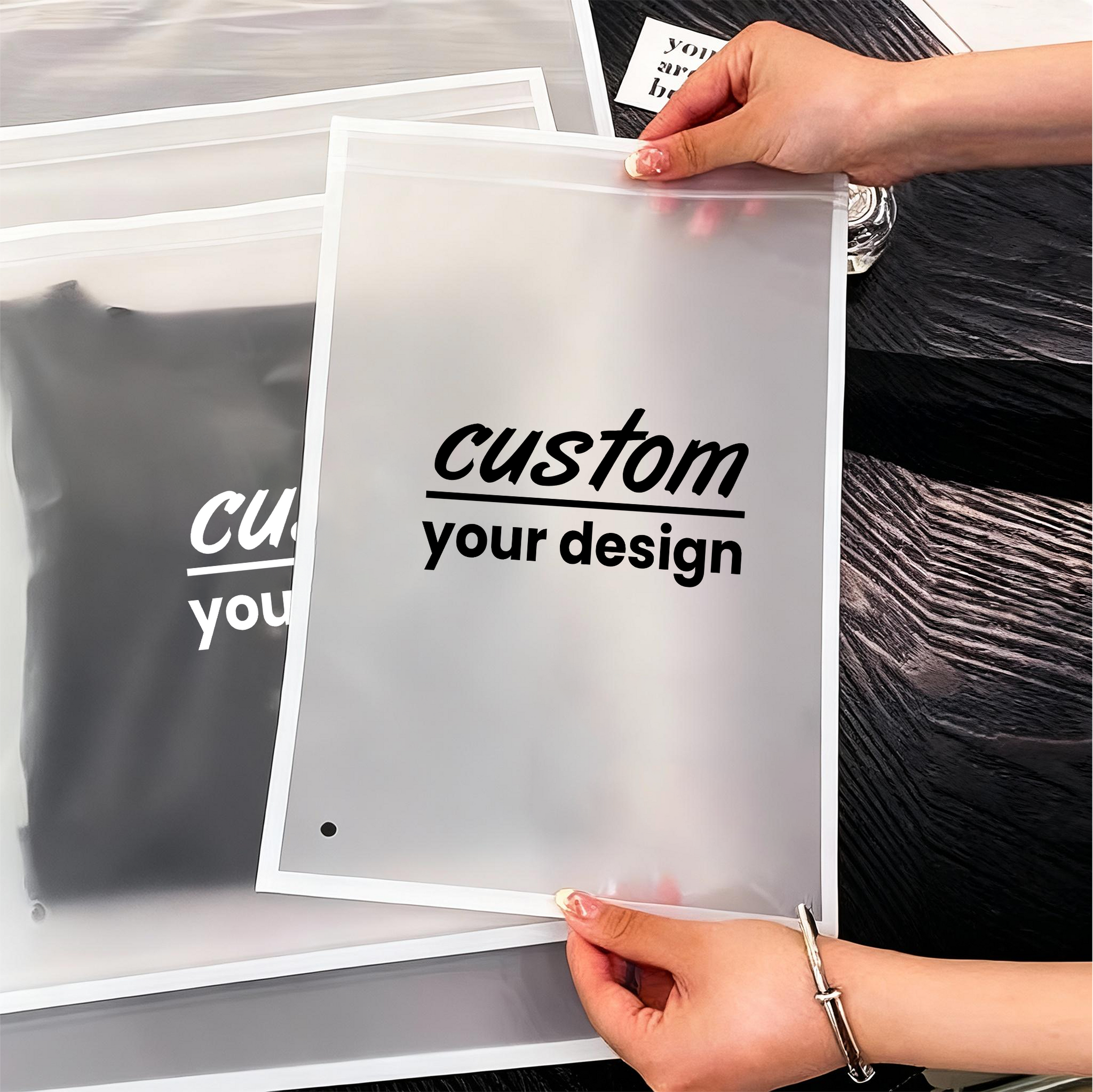 Customized Packing Bag | Matte Plastic Clothing Bags