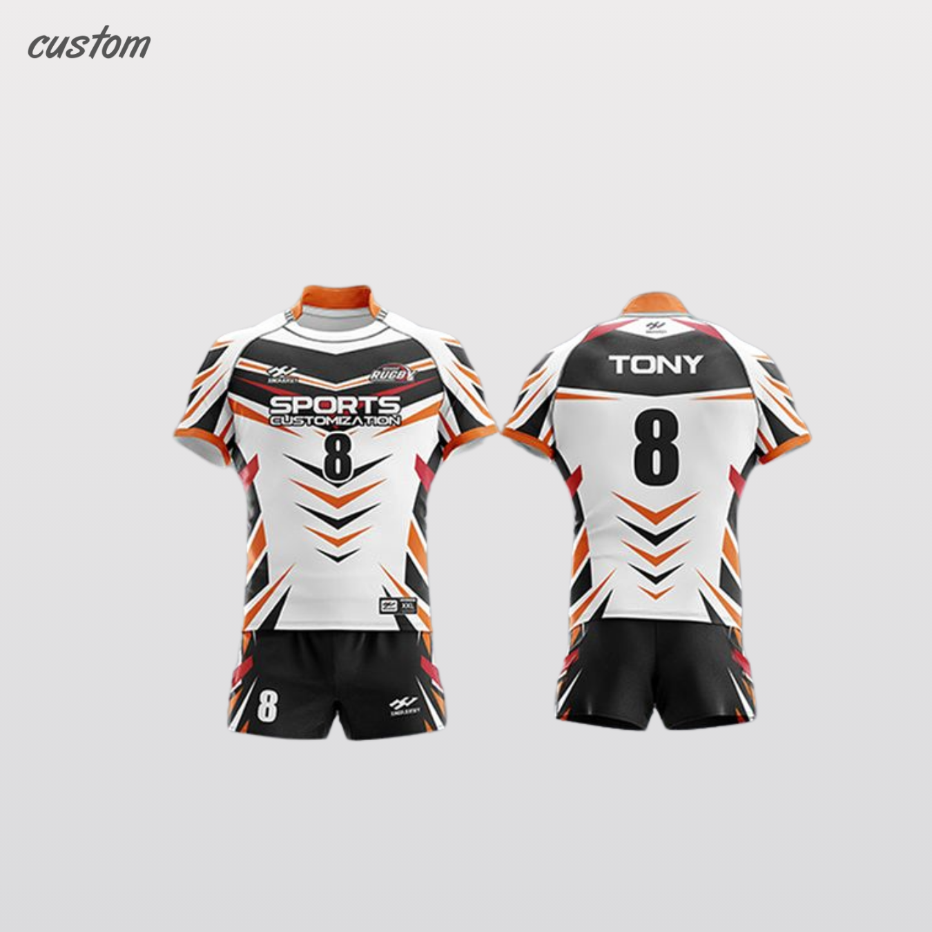 Customized rugby jerseys