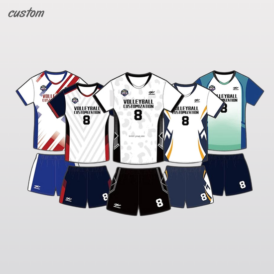 Customized volleyball uniform suit