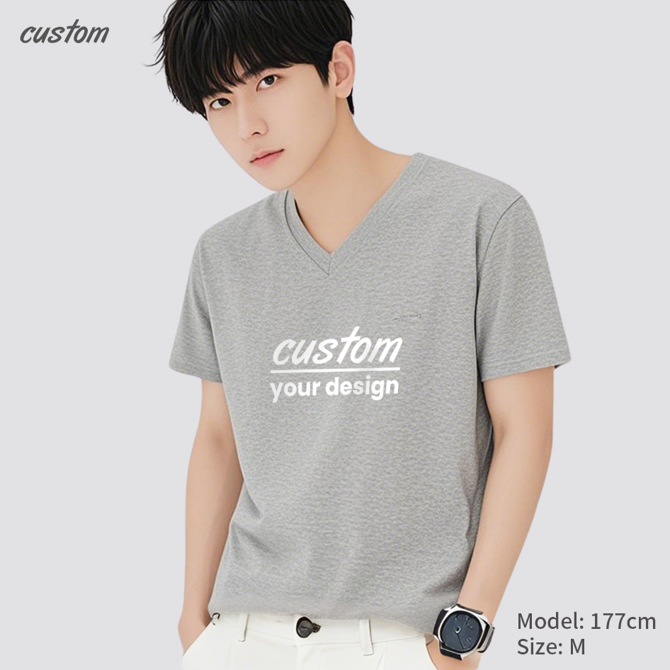 Brand Quality |Pure cotton T-shirt, v-neck T-shirt
