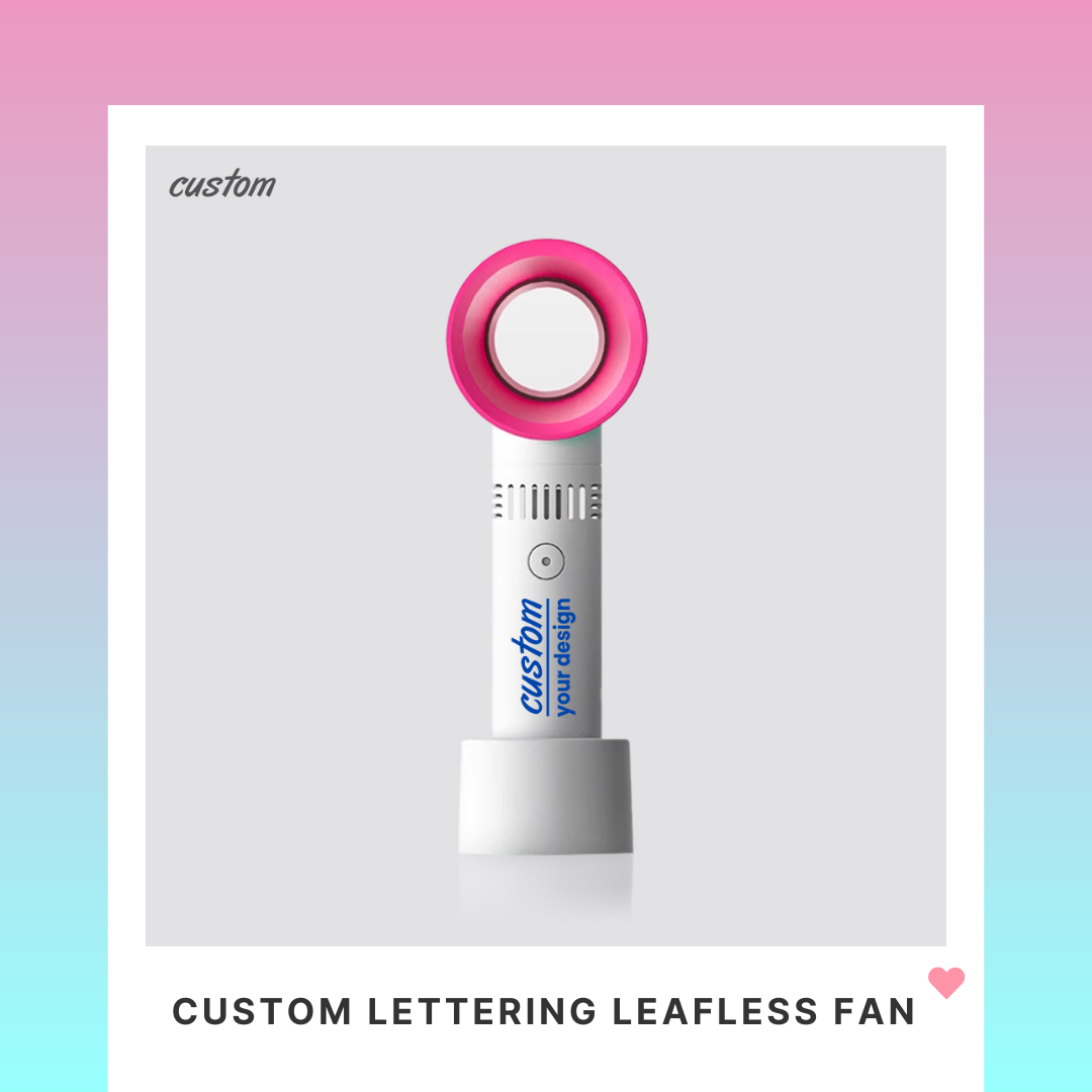 🌬️ 訂製專屬清涼｜CUSTOM 超輕無葉手持風扇 商務禮品首選 🌬️