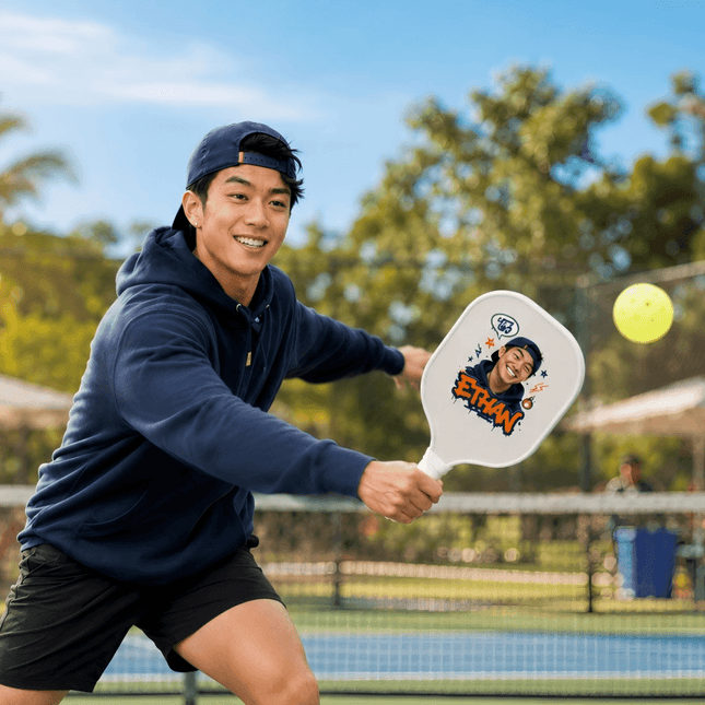 Custom Pickleball Paddle — Personalized with Your Photo, Name & Design | Carbon Fiber & Fiberglass | Pro Paddle for Men & Women