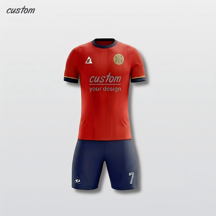 Custom Sportswear | Personalized Football Jerseys | Summer Breathable Short Sleeves | Multi-Color Round Neck Pullover