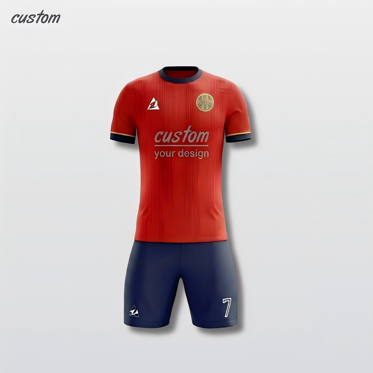 Custom Sportswear | Personalized Football Jerseys | Summer Breathable Short Sleeves | Multi-Color Round Neck Pullover