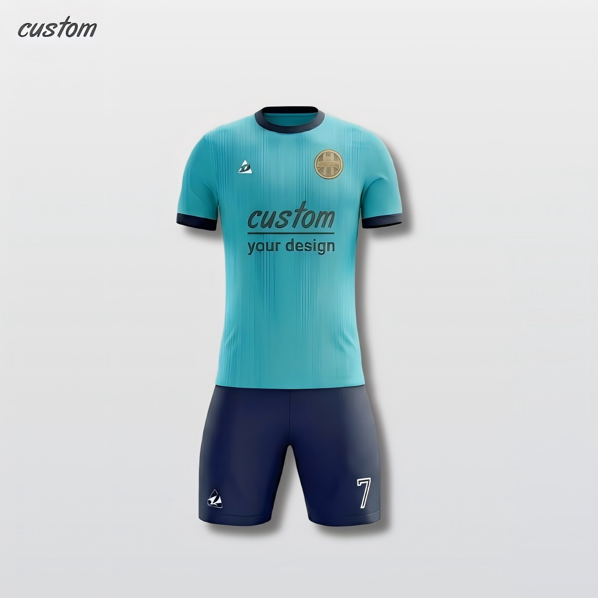 Custom Sportswear | Personalized Football Jerseys | Summer Breathable Short Sleeves | Multi-Color Round Neck Pullover