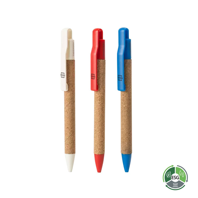Customized Eco-Friendly Cork Pen | Recycled Material Pen for ESG & Corporate Gifts