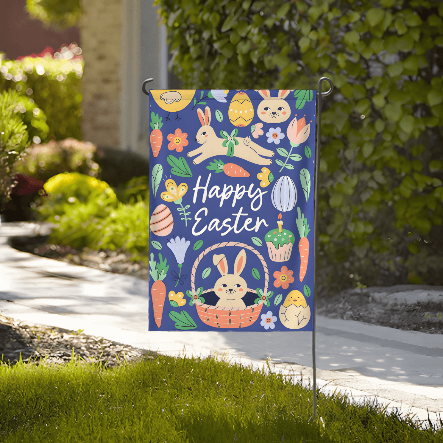 Double-Sided Garden Flag – All-Weather Polyester