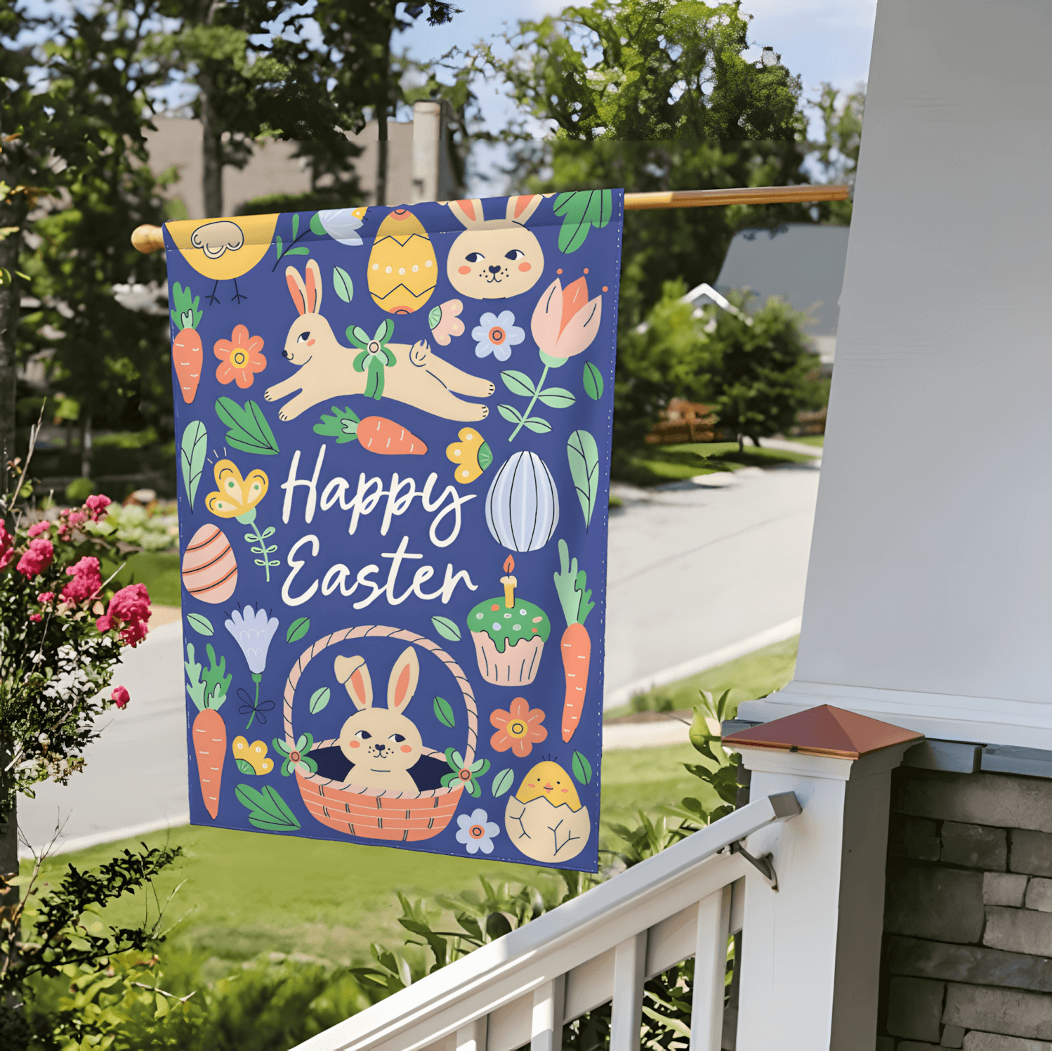 Double-Sided Garden Flag – All-Weather Polyester