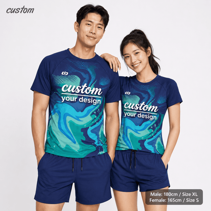 Fully Customizable Pickleball Jersey Set |  Print Team Uniform Moisture-Wicking Performance Sportswear
