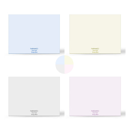 Sophisticated Blue Stationery Set