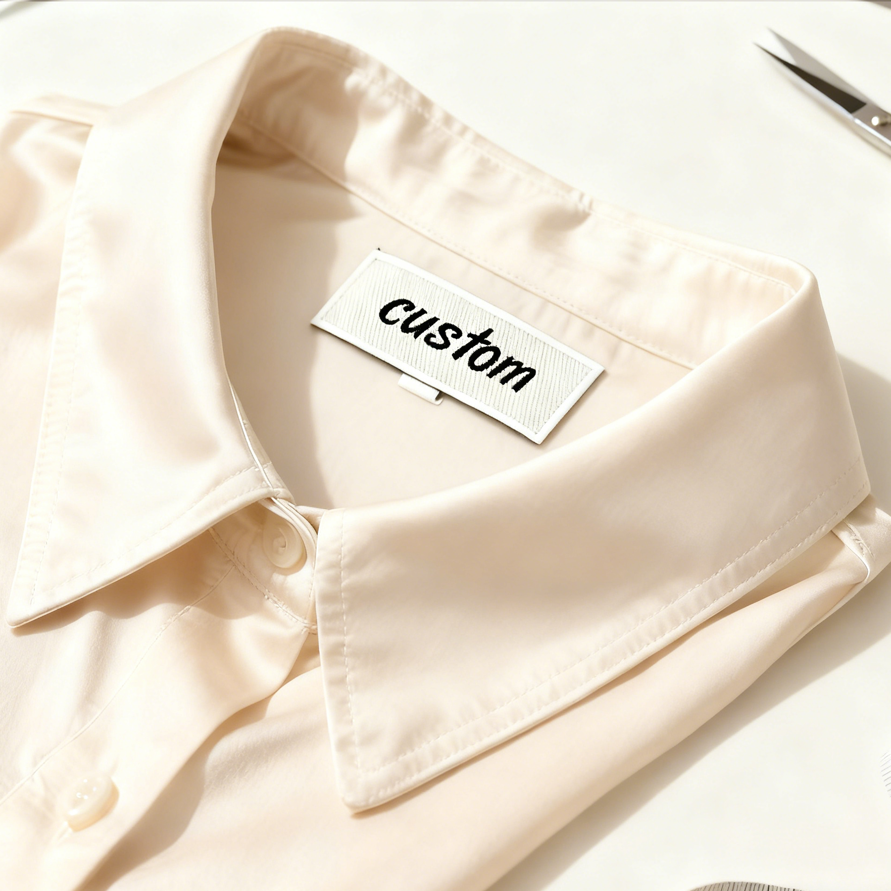 Customized Clothing Woven Label |  Clothing Label Collar Label