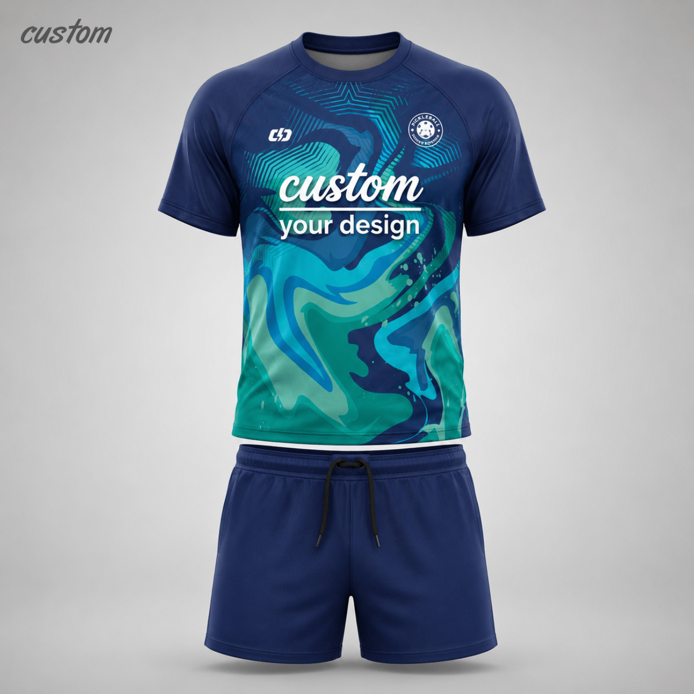 Fully Customizable Pickleball Jersey Set |  Print Team Uniform Moisture-Wicking Performance Sportswear