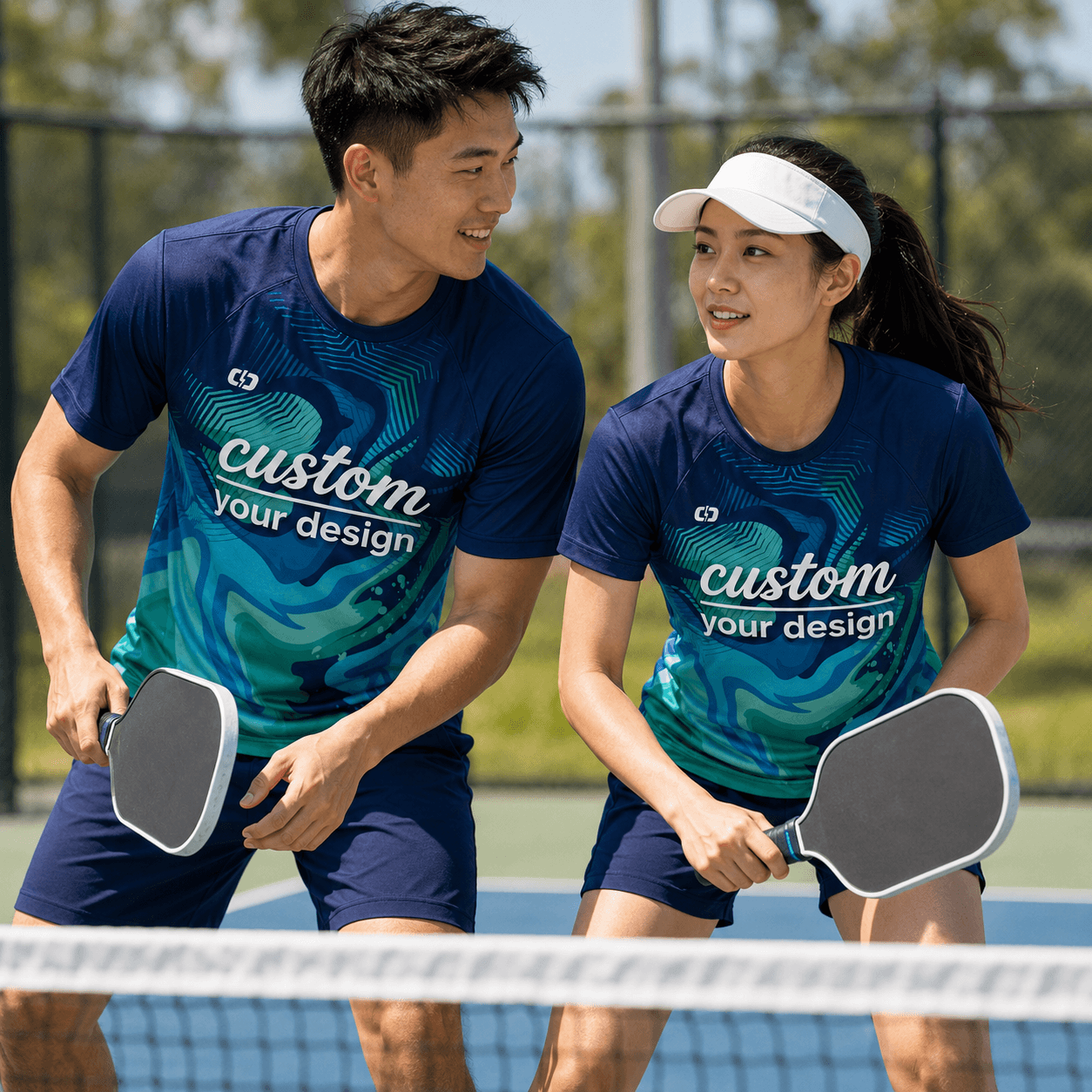 Fully Customizable Pickleball Jersey Set |  Print Team Uniform Moisture-Wicking Performance Sportswear