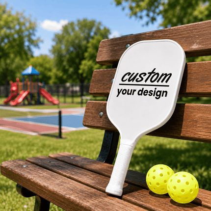Kids Custom Pickleball Paddle — Personalized with Photo, Name & Cute Cartoon Design | Lightweight | Fun Gift for Children