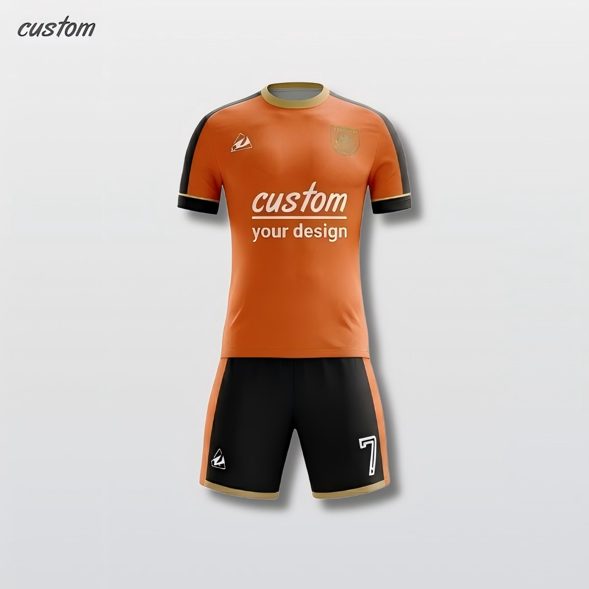 High-Performance Sportswear | Football Training Suit | Breathable Short Sleeves | Lightweight Round Neck | Custom Colors Available