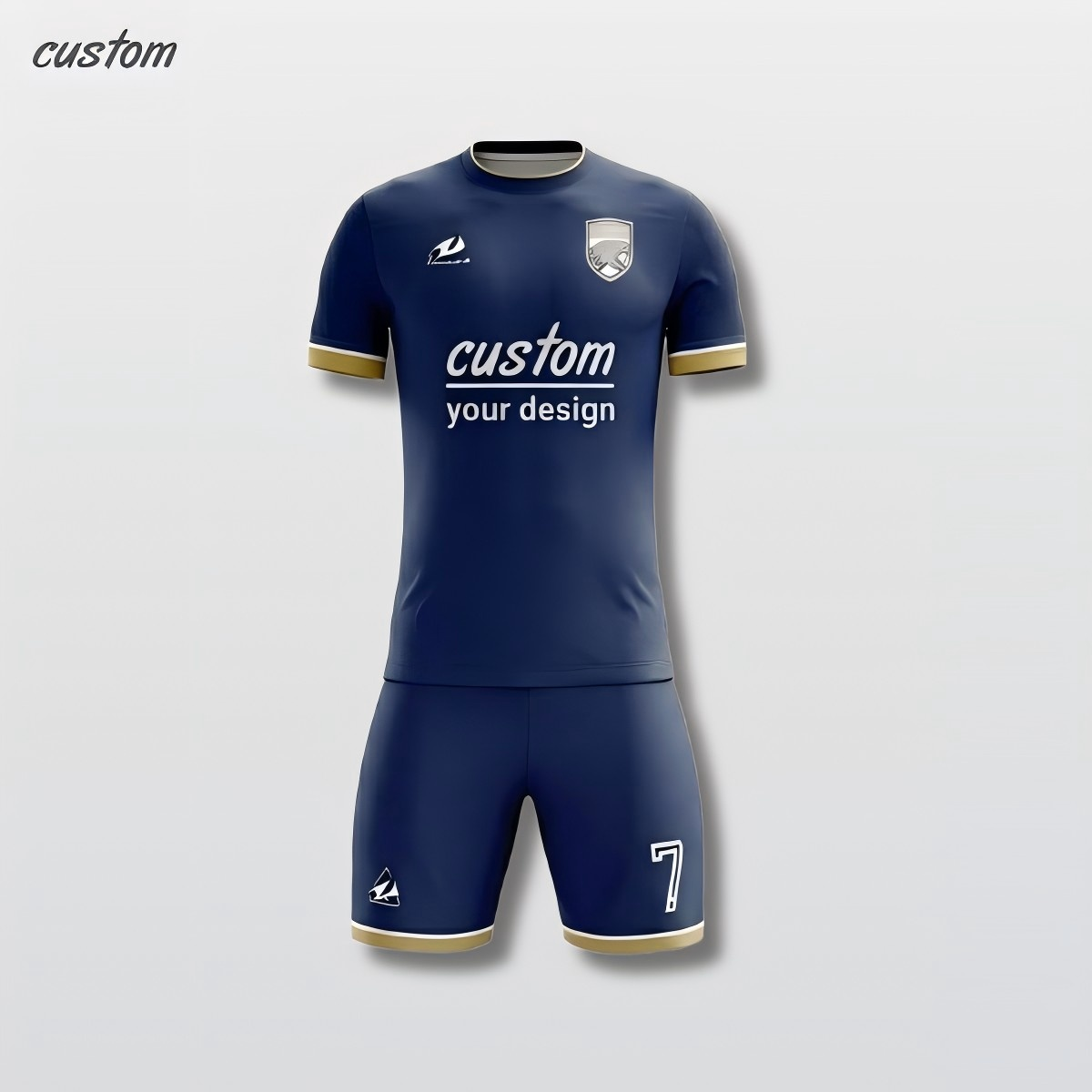 High-Performance Sportswear | Football Training Suit | Breathable Short Sleeves | Lightweight Round Neck | Custom Colors Available