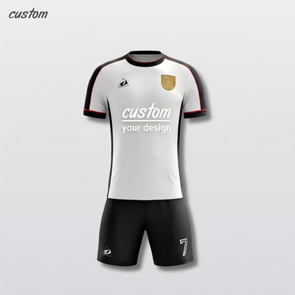 High-Performance Sportswear | Football Training Suit | Breathable Short Sleeves | Lightweight Round Neck | Custom Colors Available