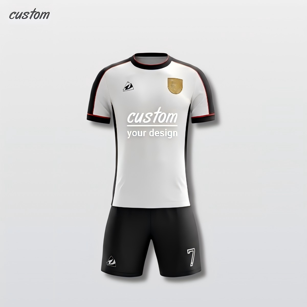 High-Performance Sportswear | Football Training Suit | Breathable Short Sleeves | Lightweight Round Neck | Custom Colors Available