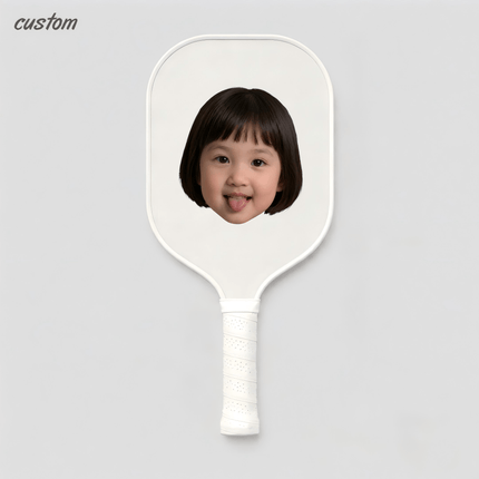 Kids Custom Pickleball Paddle — Personalized with Photo, Name & Cute Cartoon Design | Lightweight | Fun Gift for Children