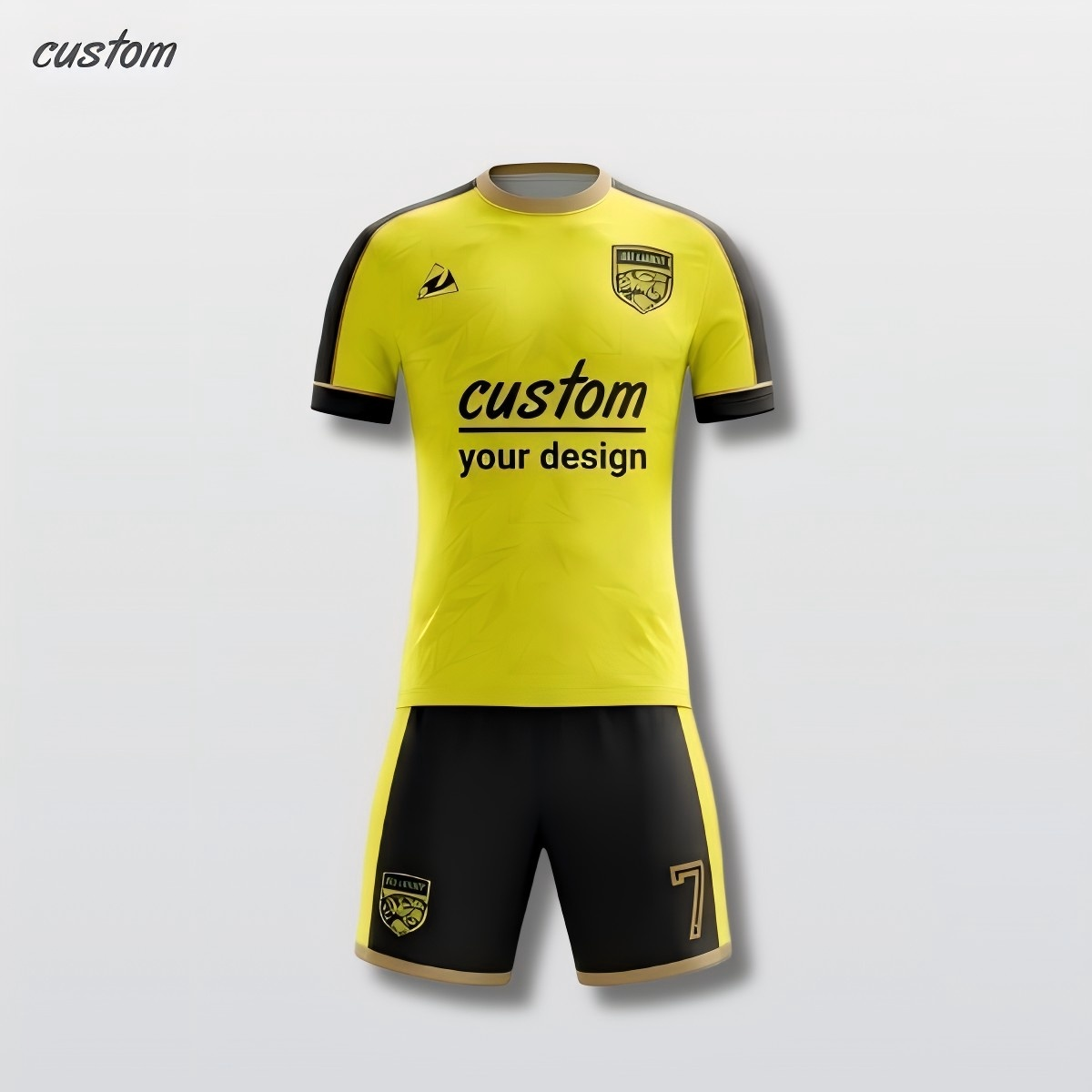 High-Performance Sportswear | Football Training Suit | Breathable Short Sleeves | Lightweight Round Neck | Custom Colors Available