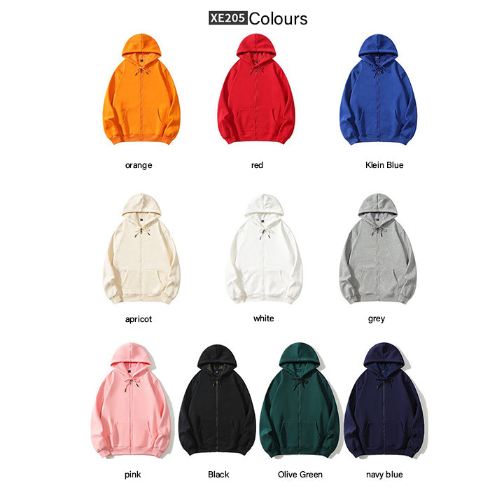 CHO-006 Fullprint Zipper Hoodie, custom zip up clothes, custom coats