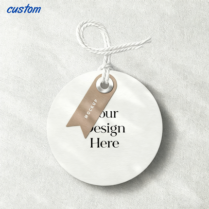 Customized Clothing Tags | Round-Shaped Clothing Hanging Tags