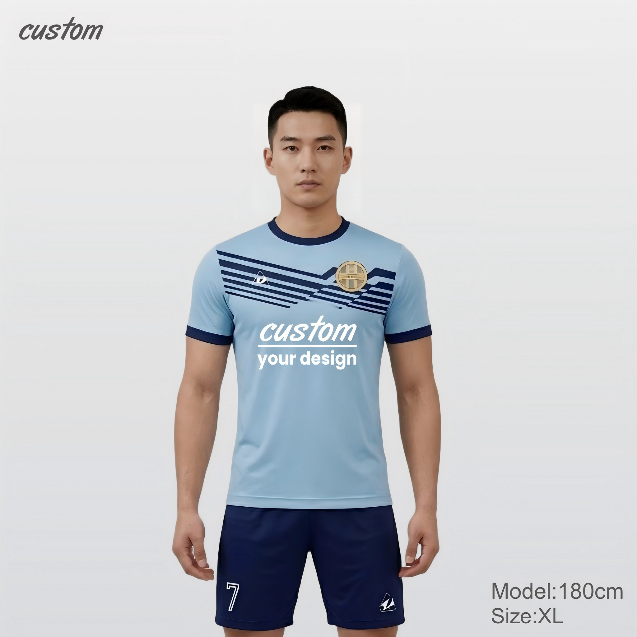 Team Sportswear | Custom Football Uniforms | Summer Short Sleeve Pullover | Multi-Color Options | Round Neck Design