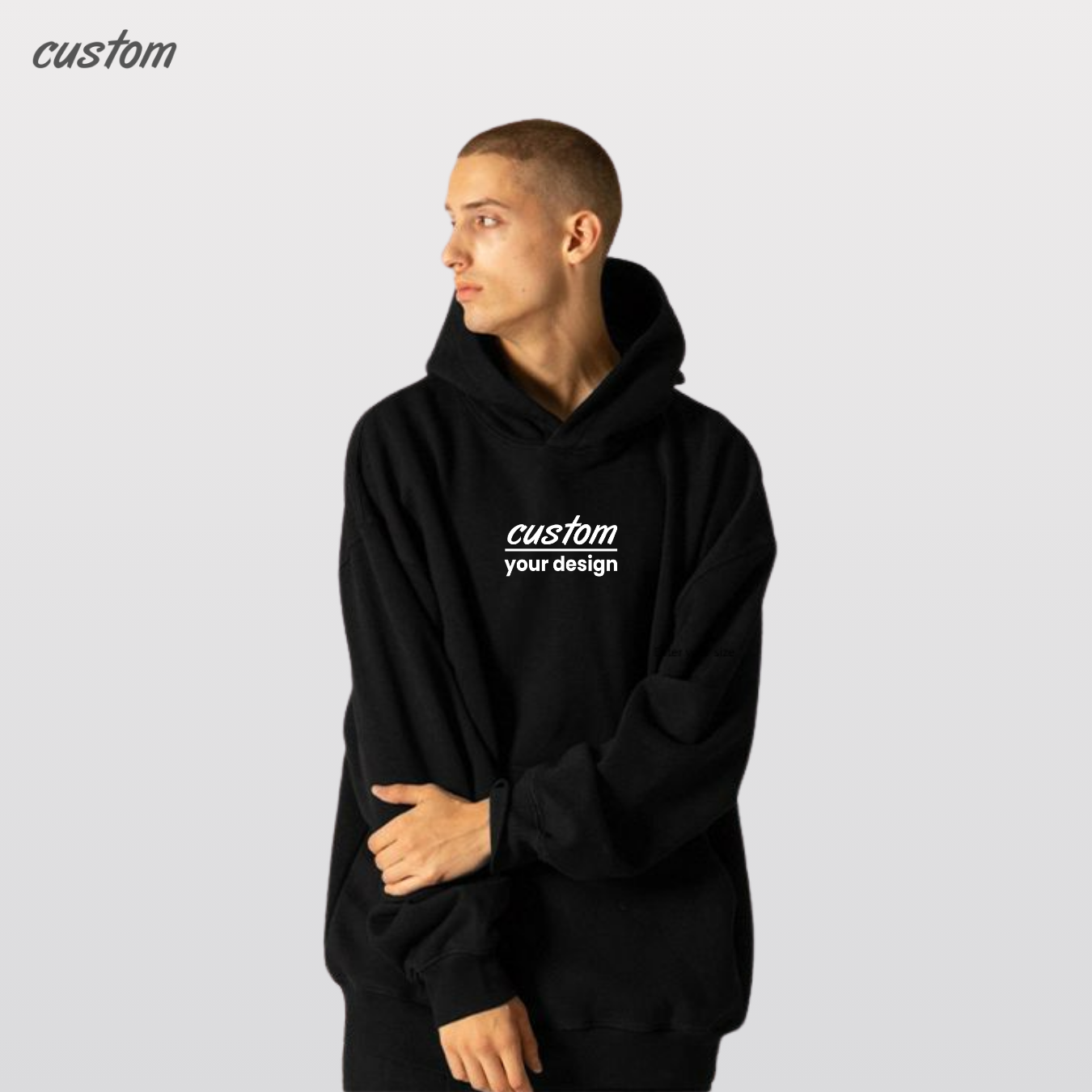 CHO-002 全印花連帽衫，訂製拉鍊衣服，訂製外套