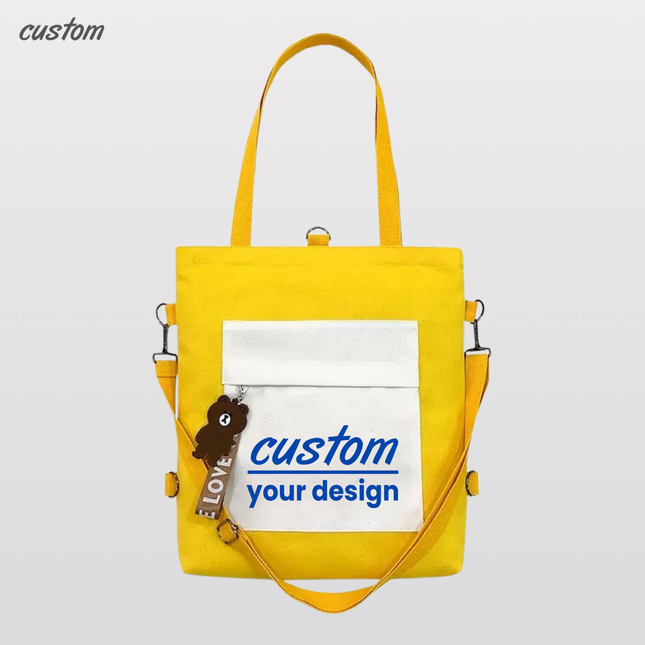 Customizable Canvas Tote Bag: Creative, Personalized, Practical,Student Bags
