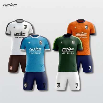 Premium Sportswear | Stylish Football Suit | Breathable Summer Short Sleeves | Fully Customizable