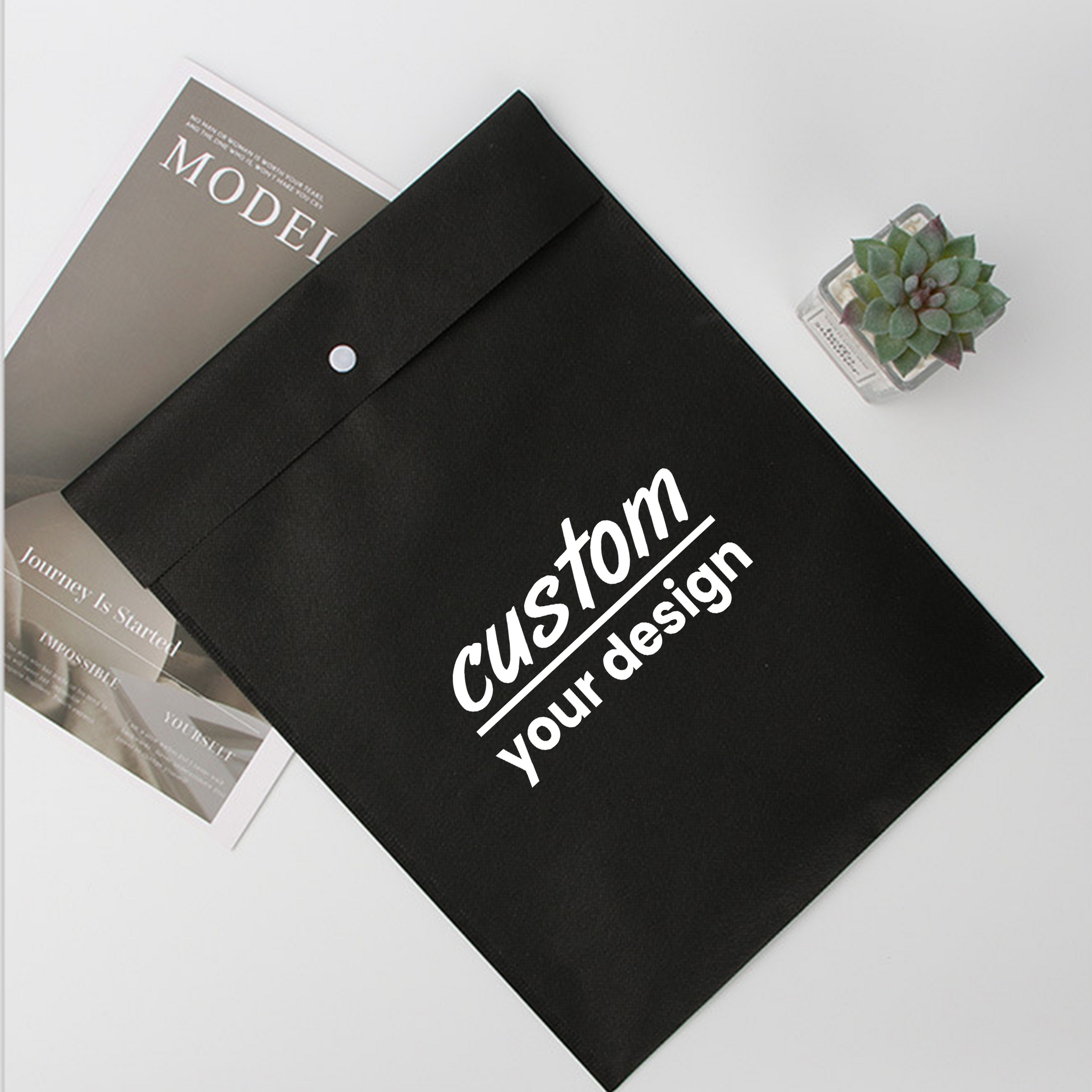 Customized Packing Bag | Non-woven Snap Fastener Clothing Bags
