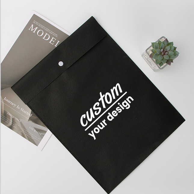 Customized Packing Bag | Non-woven Snap Fastener Clothing Bags