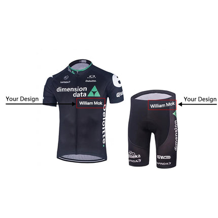 Short-sleeved cycling uniforms, customized team uniforms, mass customization