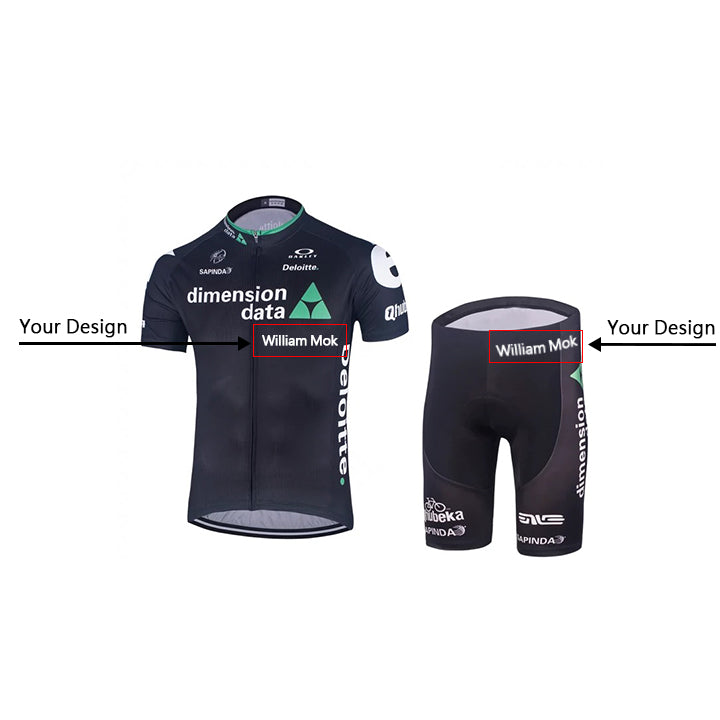 Short-sleeved cycling uniforms, customized team uniforms, mass customization