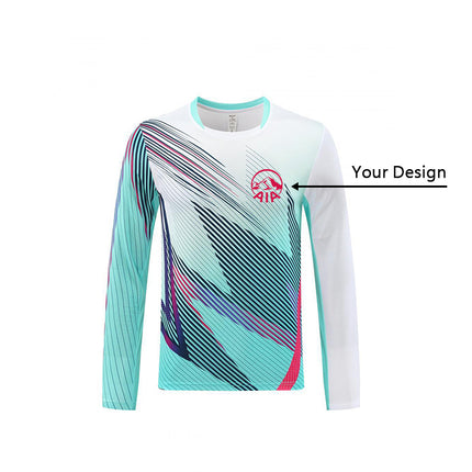 Badminton sportswear, Long-sleeved, winter jersey，custom team uniforms, custom autumn clothes