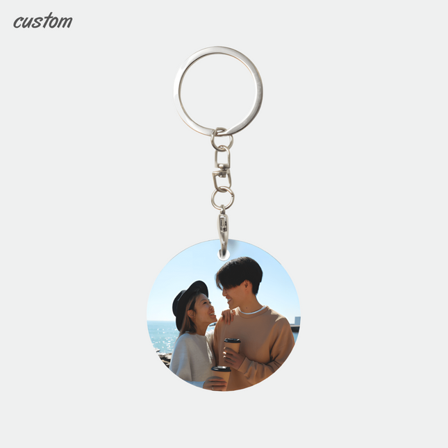 Round Metal Keychain – Rustproof & Personalized Gift