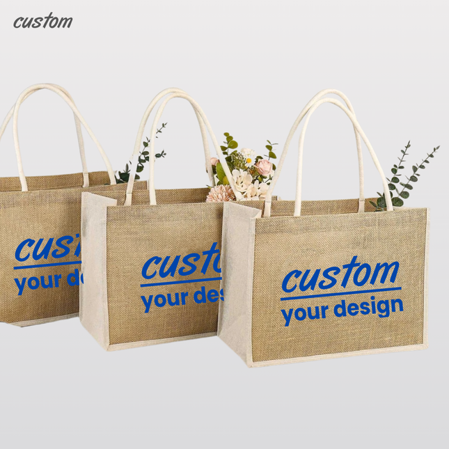 Burlap Tote Bag,Personalized Bridesmaid Tote Bags with Scarf, Maid of Honor Tote Bag, Bridesmaid Gifts, Wedding Gift