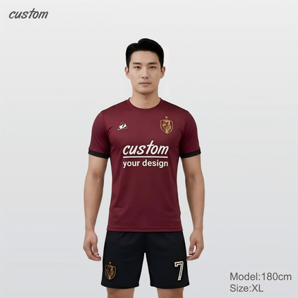 Customizable Sportswear | Football Suit | Summer Breathable Short Sleeves | Multi-Color Team Uniforms