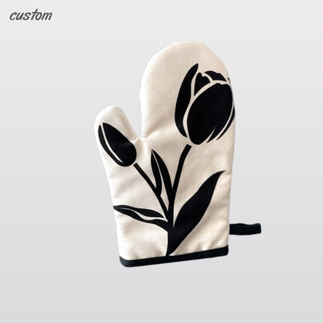 Printed insulating gloves, customizable prints and texts