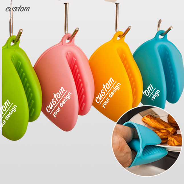 Silicone insulating gloves, cute style, macaron color