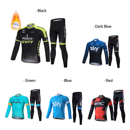 Long-sleeved cycling uniforms, customized team uniforms, mass customization