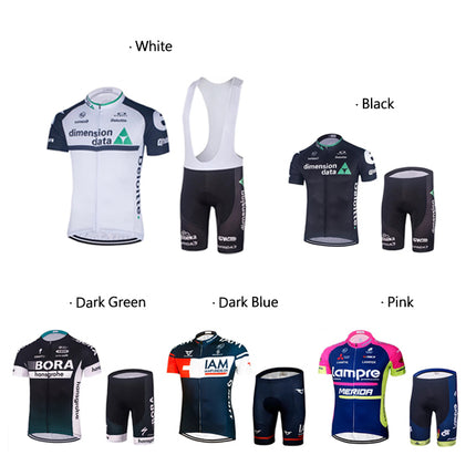 Short-sleeved cycling uniforms, customized team uniforms, mass customization