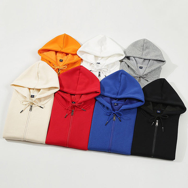 CHO-006 Fullprint Zipper Hoodie, custom zip up clothes, custom coats