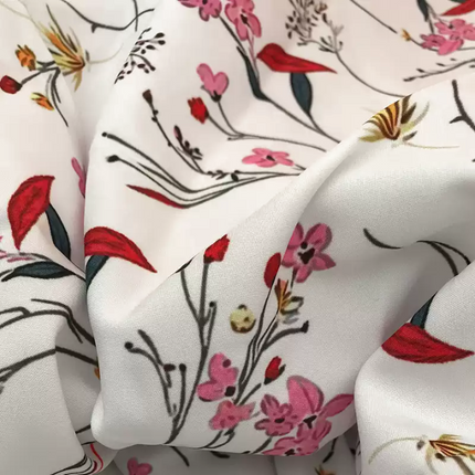 Polyester shirt fabric casual digital printing fabric customization