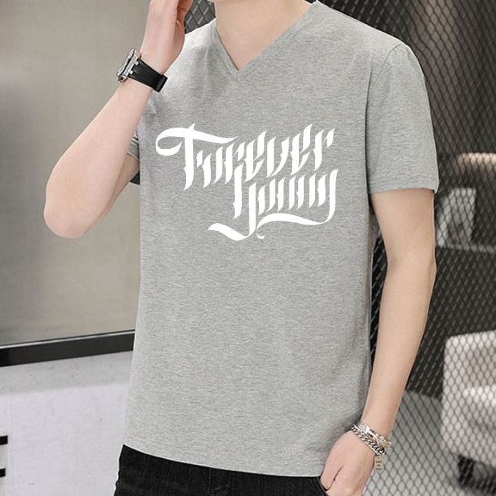 Brand Quality |Pure cotton T-shirt, v-neck T-shirt