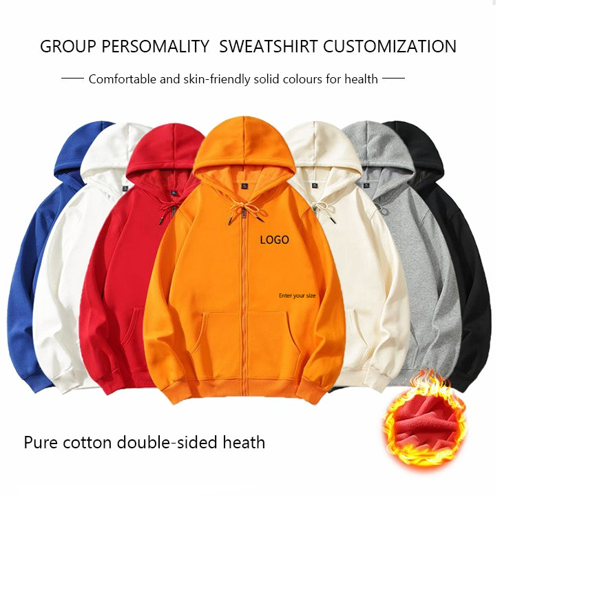 CHO-006 Fullprint Zipper Hoodie, custom zip up clothes, custom coats