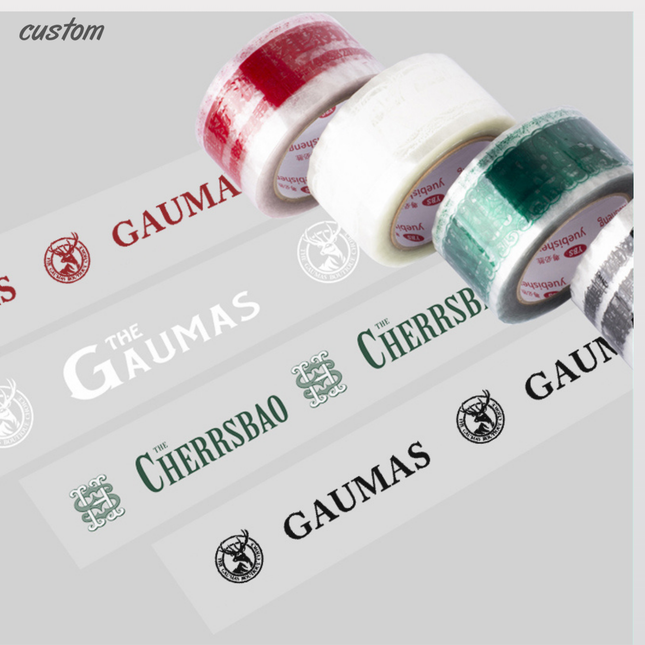 Custom Packaging Tape , Printed Water Activated Tape, Gummed Tape
